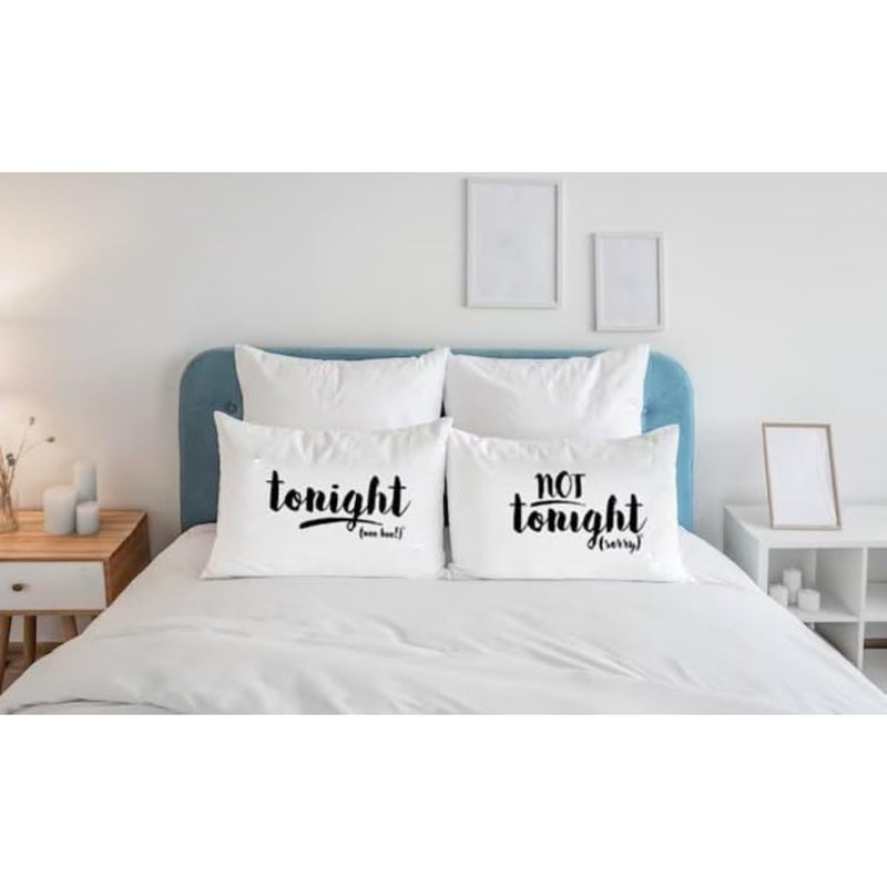 Oh, Susannah Tonight Not Tonight Reversible Pillowcase Bridal Shower Gift Ready Packaging (20x30 for Standard/Queen Sized Pillows) - Image 4